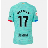 Camisa de time de futebol Barcelona Marcos Alonso #17 Replicas 3º Equipamento Feminina 2023-24 Manga Curta